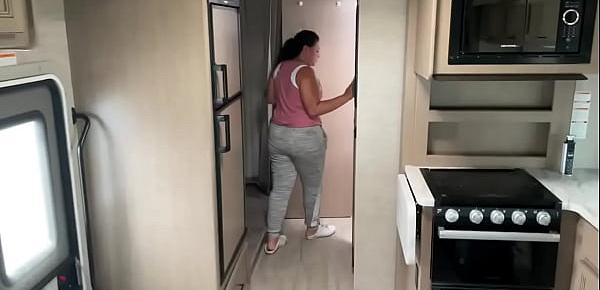  Colombian babe gives pussy ass down payment for RV. La Paisa